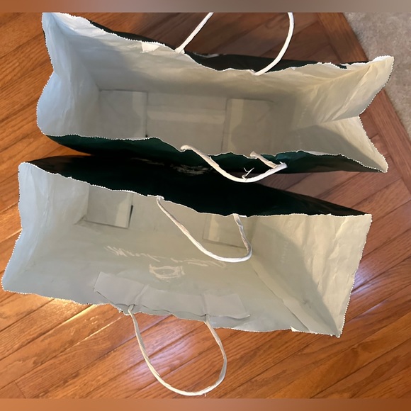 Marshall Fields 2 Iconic Shopping Bags 18” x 16” x 6” Very Collectible Very nice - Picture 6 of 9